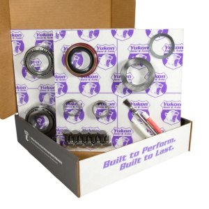 Ford F150 Differential Install Kit - Rear - Yukon Gear & Axle - 4.56 Ratio Rear Ring & Pinion Gear Set + 31 Spline Yukon Dura Grip Limited Slip Positraction + 2.99in Axle Bearings - `10-`27